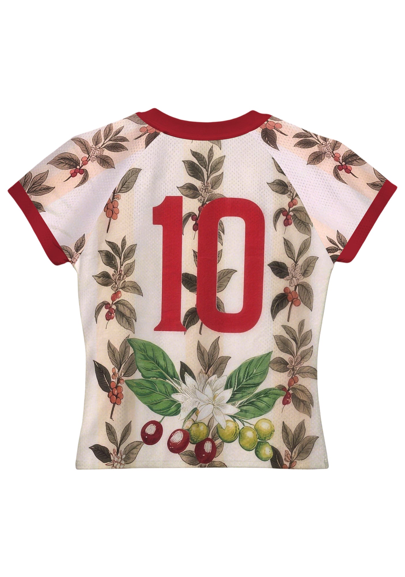 Colombian Coffee Tree Print Baby Tee Secondary image