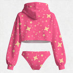 Pokémon Women's Cropped Hoodie & Thong Sets