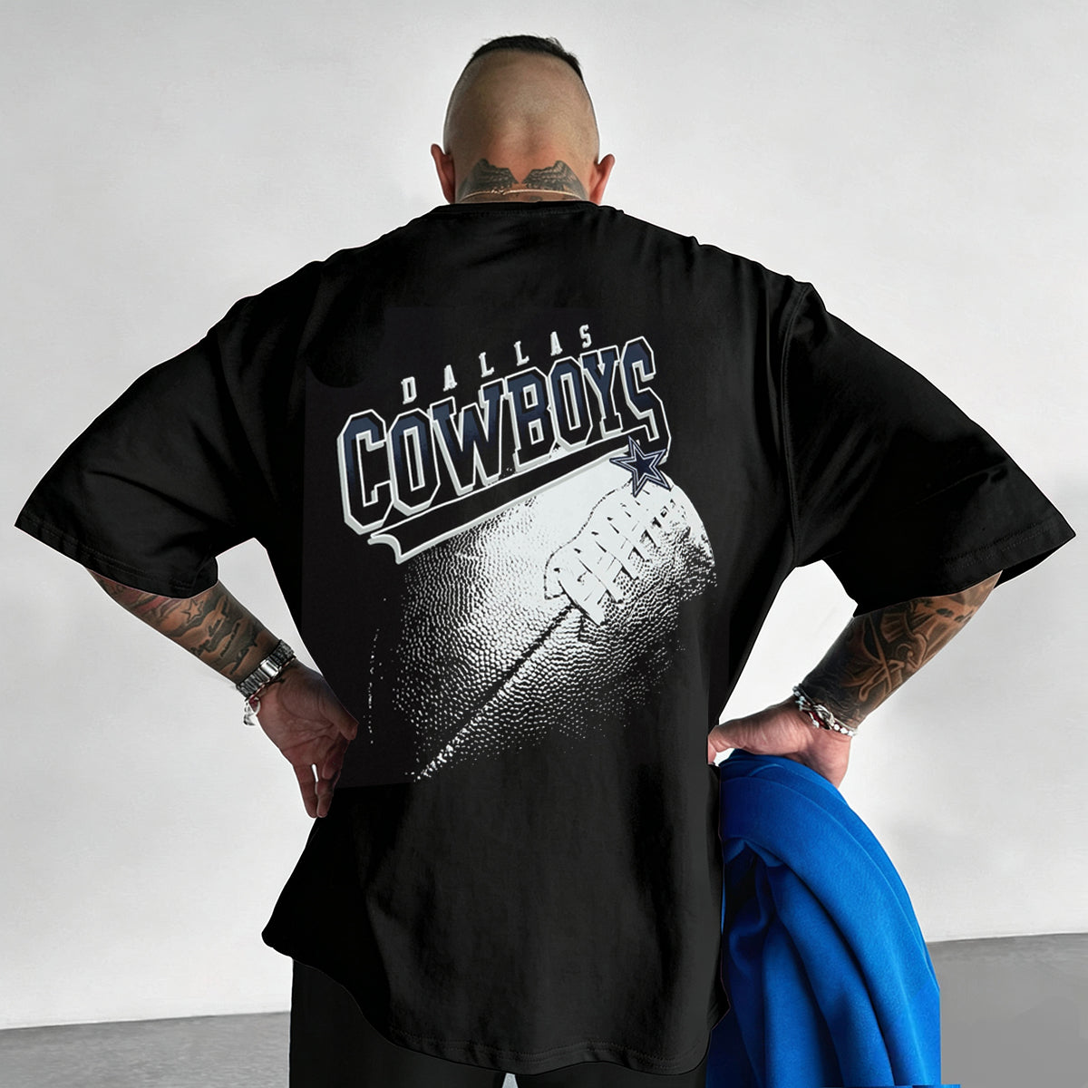 Dallas Cowboys Retro Football Printed T-Shirt Main image