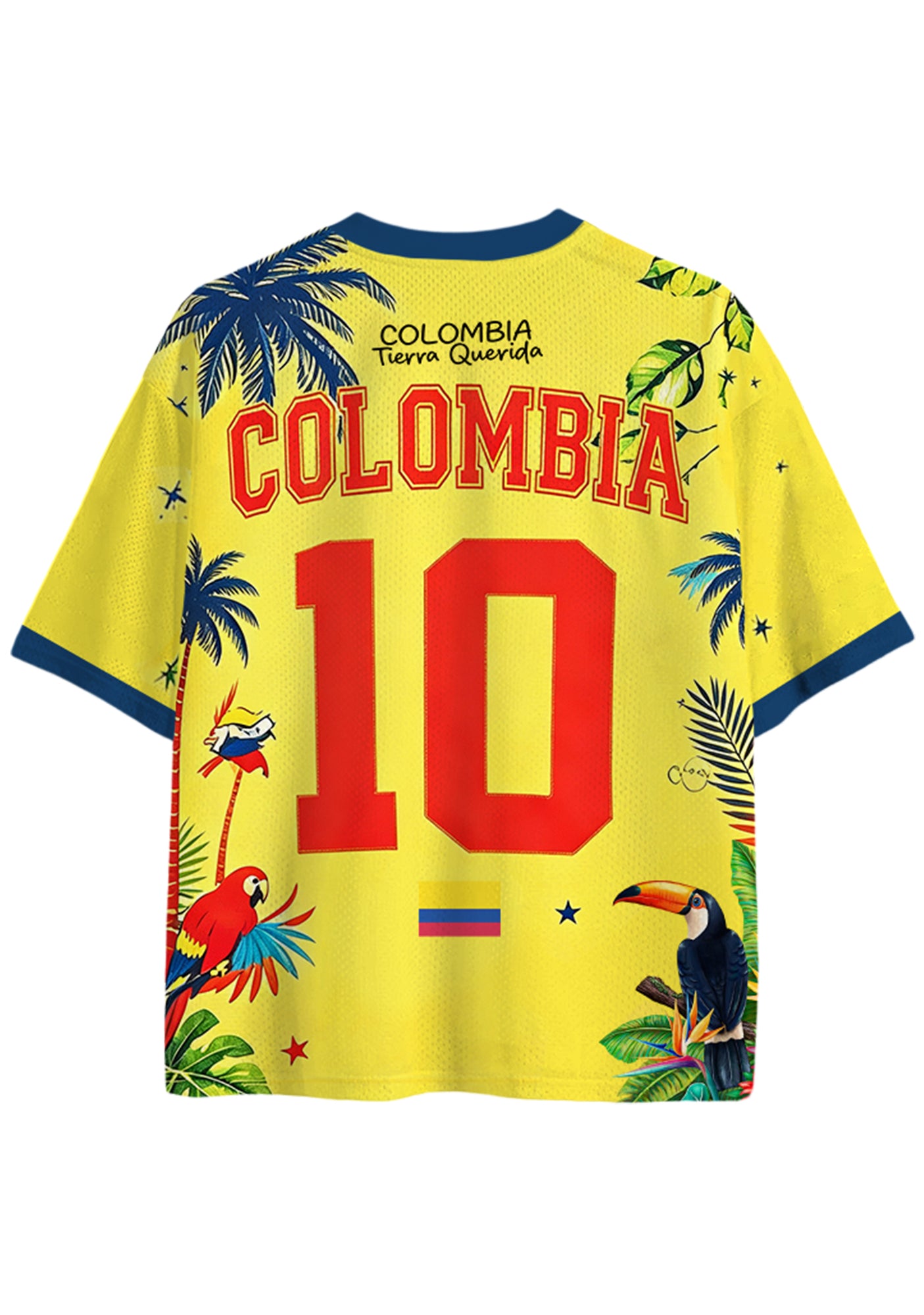Sunshine Colombia Chiva Bus Macaw Mesh Jersey Shirts Secondary image