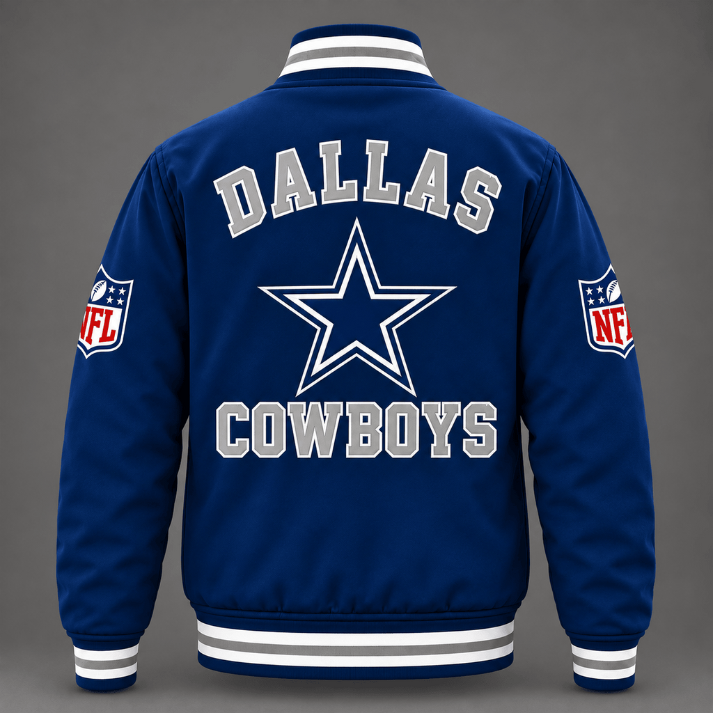Dallas Cowboys Navy Varsity Jacket