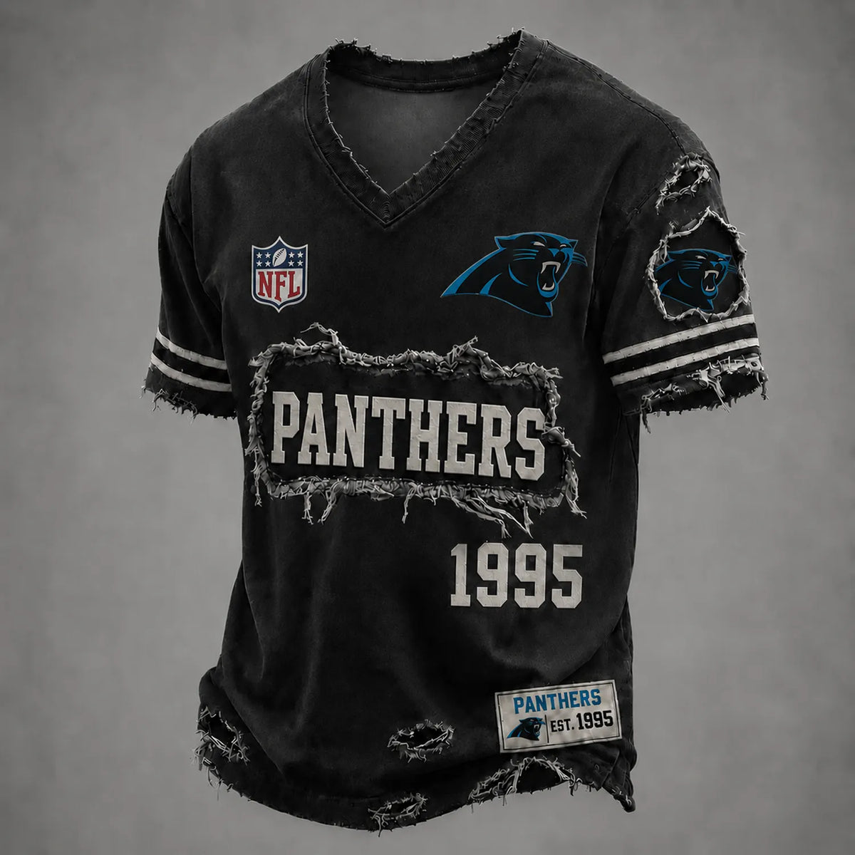 CAR x NFL LUXURY V-Neck T-Shirt 3005 DatND DVT