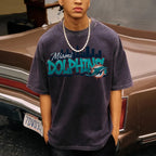 Miami Dolphins Unisex Vintage Washed T-shirt