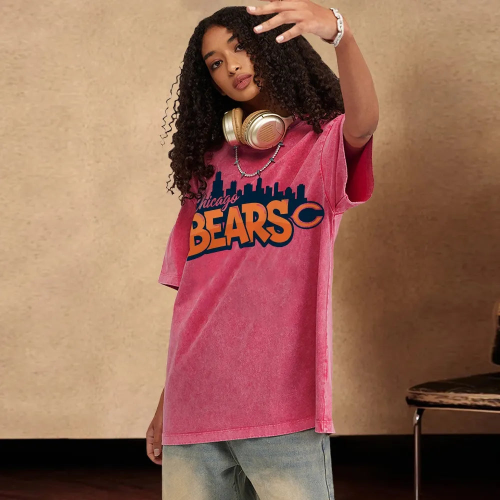 Chicago Bears Unisex Vintage Washed T-shirt