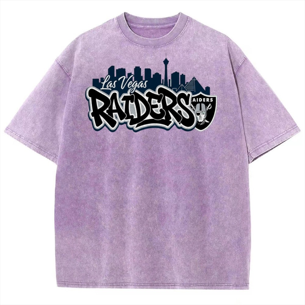 Las Vegas Raiders Unisex Vintage Washed T-shirts