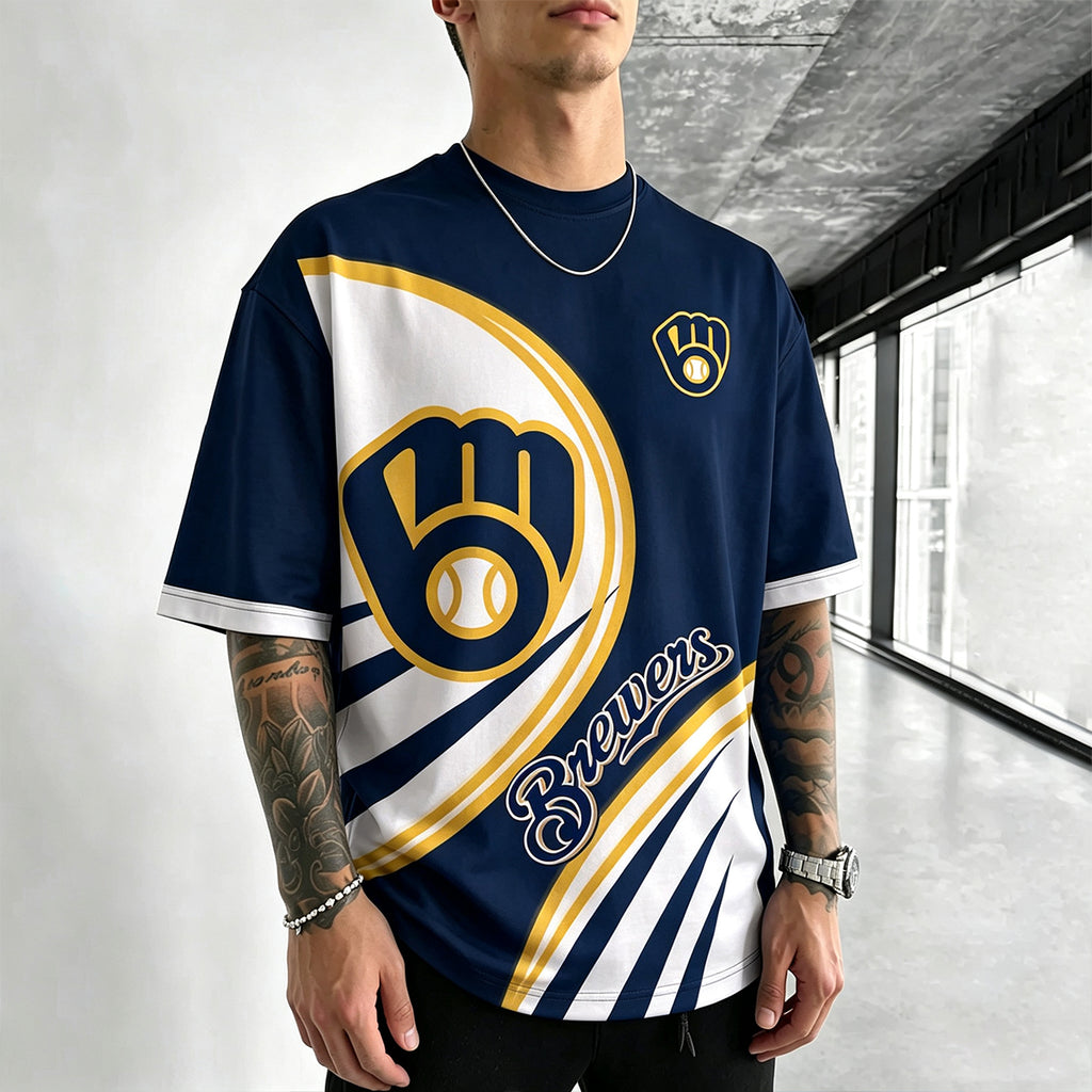 Milwaukee Brewers Retro Game Day Graphic T-Shirt