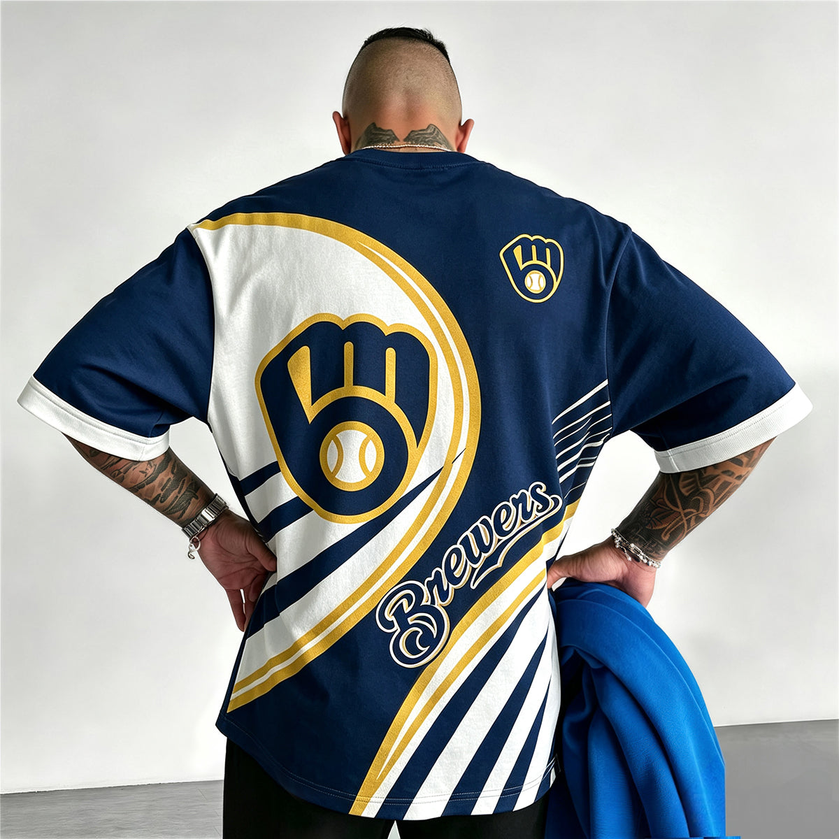 Milwaukee Brewers Retro Game Day Graphic T-Shirt Main image