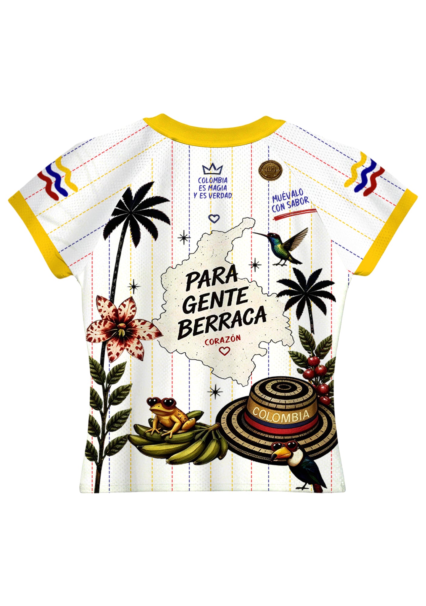 Colombia Indigenous Culture Baby Tee Secondary image