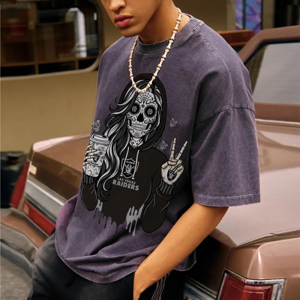 Unisex ¡°Las Vegas Raiders¡± Vintage Washed Tee