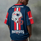 New England Patriots EST 1960 Vintage Mascot Graphic Jersey Shirts