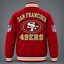 San Francisco 49ers Red Varsity Jacket