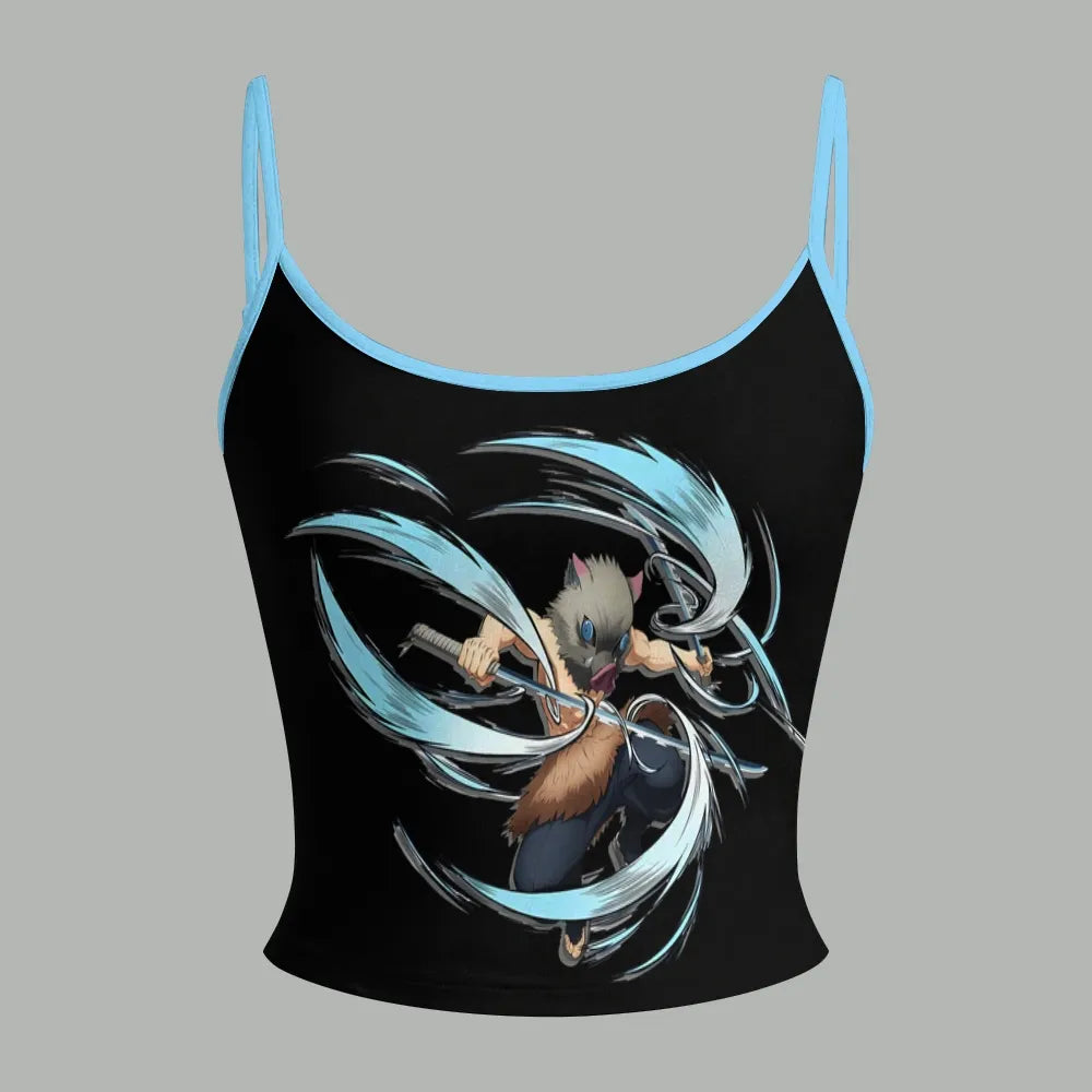 Demon Slayer Top & Elasticated Trousers Two-Piece Set