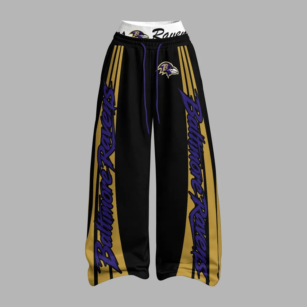 Baltimore Ravens Zip-up hooded jacket and elastic-waist pants set | NFL