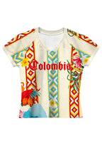 Tropical Floral Tribal Colombia Baby Tee