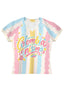 Pastel Striped Colombianisima Baby Tee
