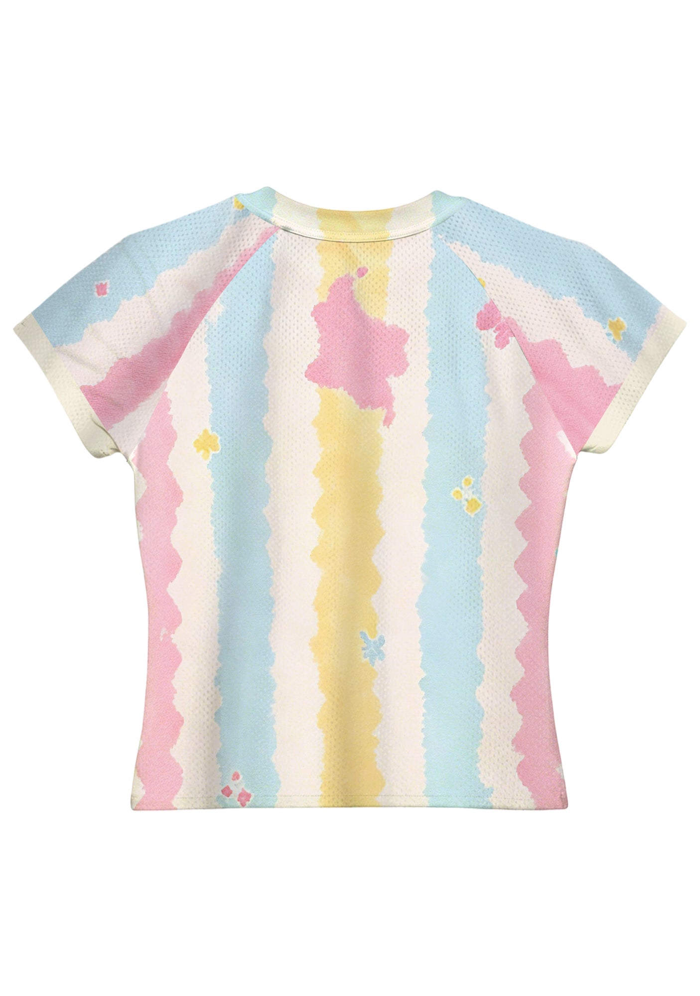 Pastel Striped Colombianisima Baby Tee Secondary image