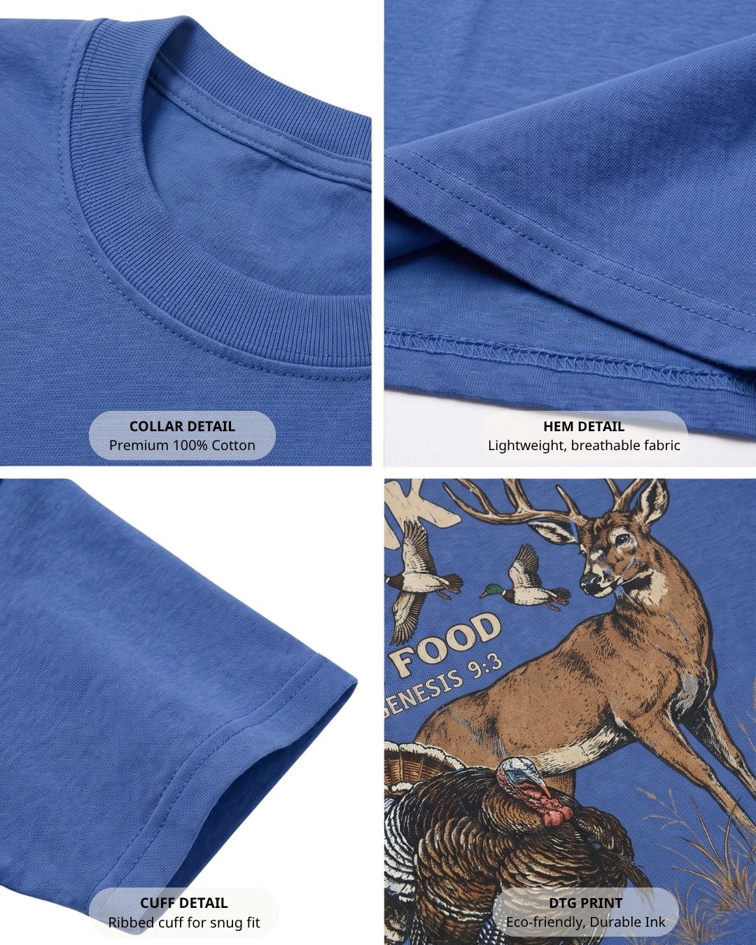 Let Us Thank Him For Our Food POCKET tee Secondary image