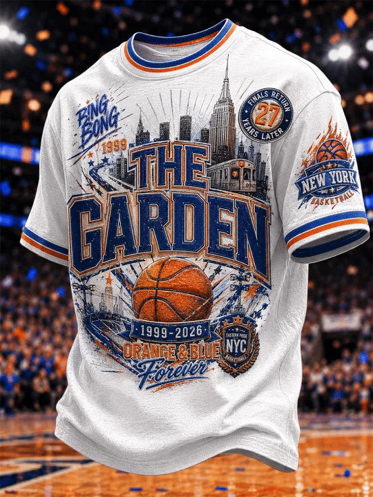 Men's The Garden Bing Bong NYC Basketball T Shirt Secondary image