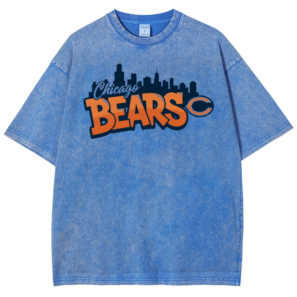 Chicago Bears Unisex Vintage Washed T-shirt