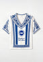 Boho Brighton & Hove Albion Crest Floral V-Neck Blouse