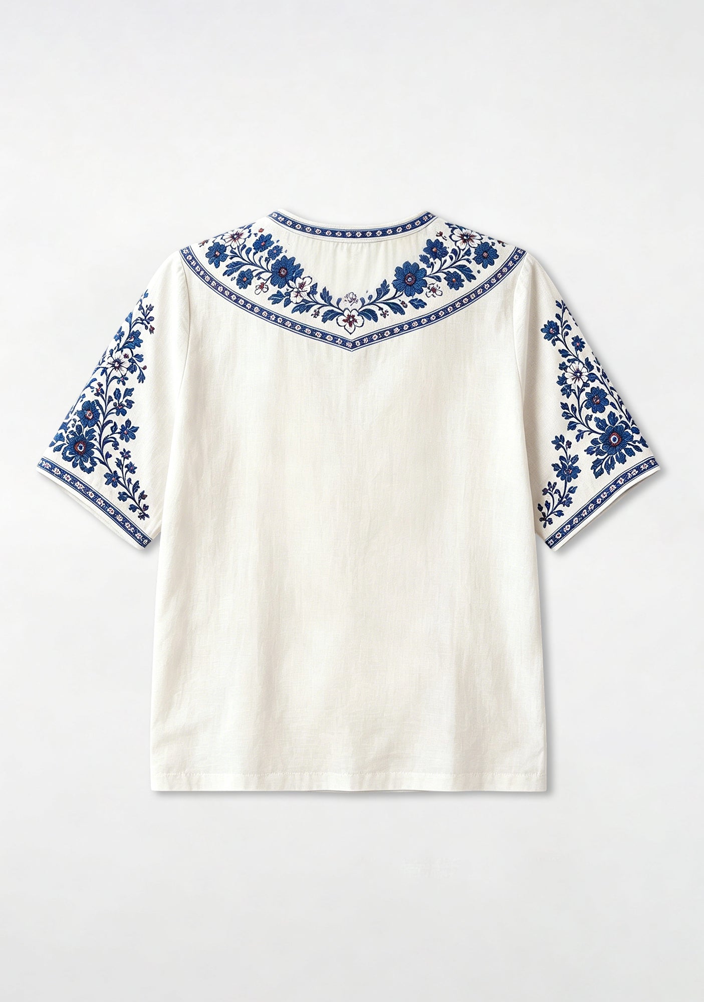 Boho Brighton & Hove Albion Crest Floral V-Neck Blouse