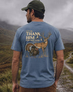 Let Us Thank Him For Our Food POCKET tee