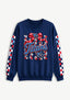 Women's Tennessee Titans Floral Bow Crewneck Sweatshirt