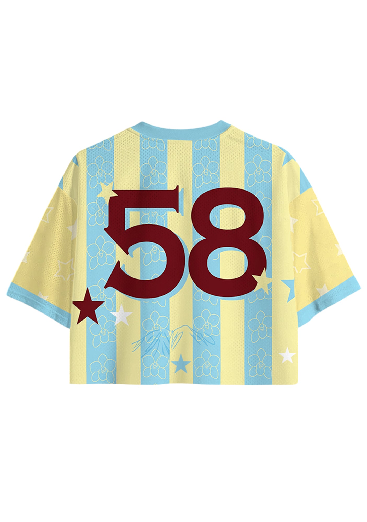 Venezuela Travel Stamp Star Graphic Cropped Jersey Shirt Secondary image