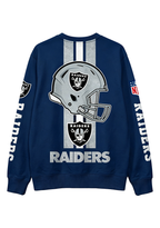 Las Vegas Raiders 1960 Football Helmet Graphic Crewneck Sweatshirt