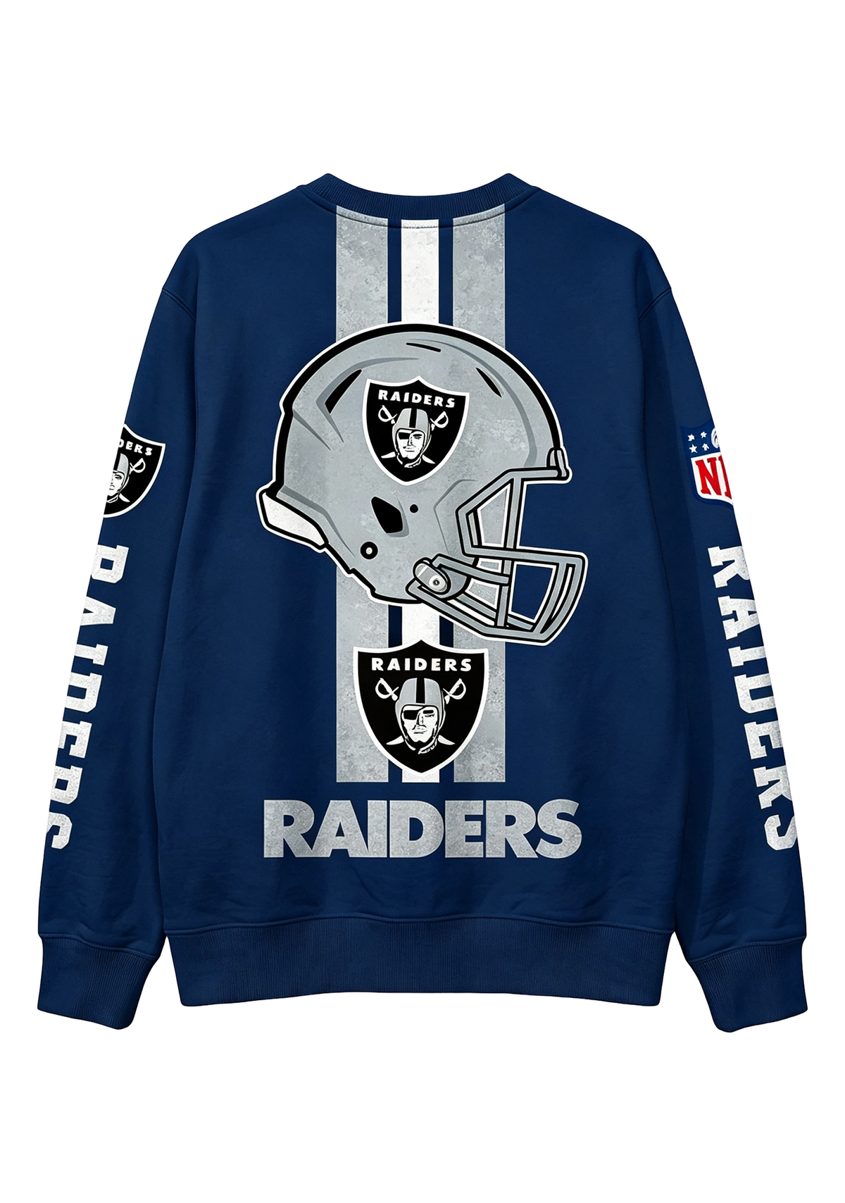 Las Vegas Raiders 1960 Football Helmet Graphic Crewneck Sweatshirt