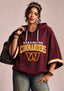 Women’s Washington Commanders 3/4 Dolman Sleeve Hoodie