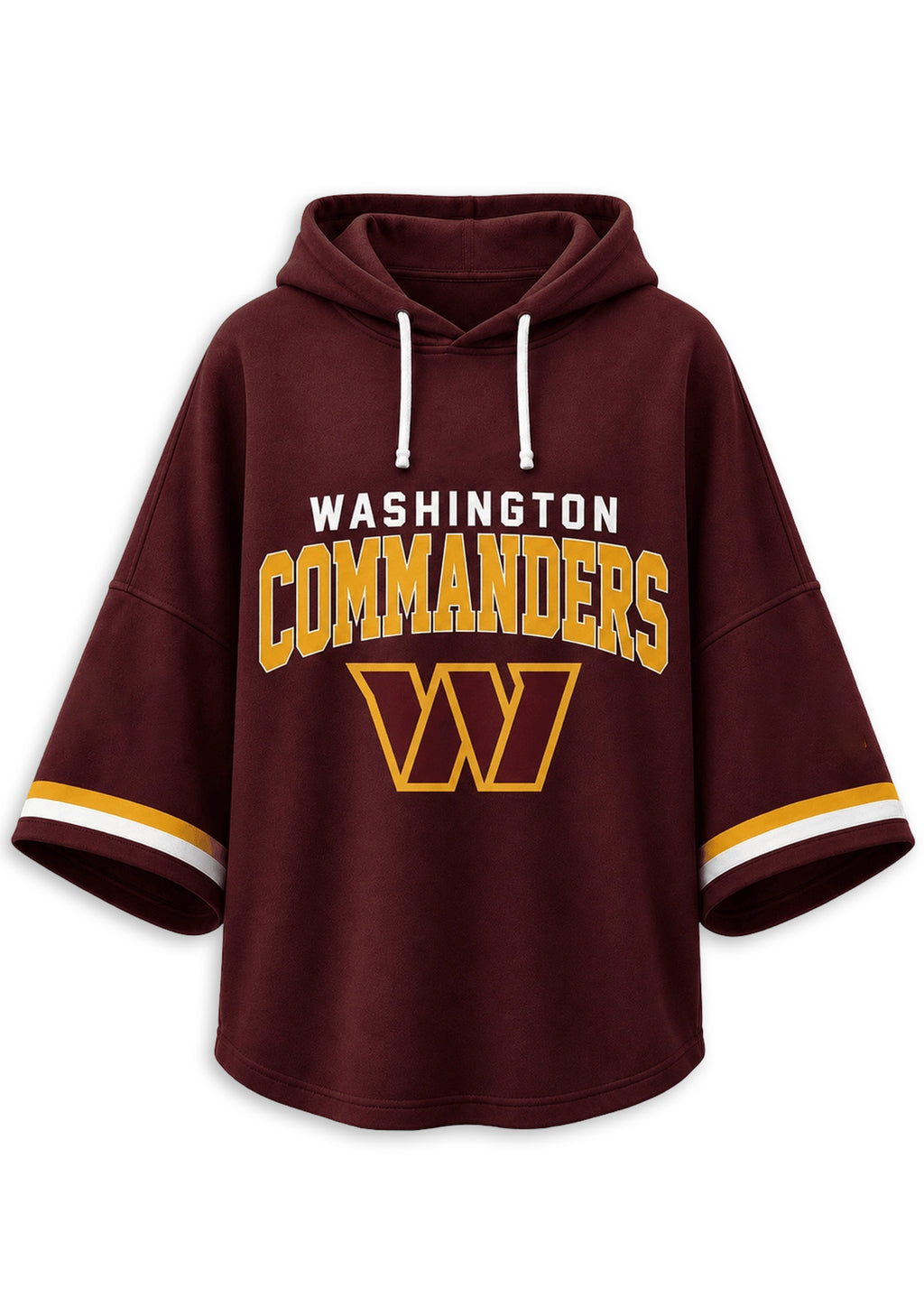 Women’s Washington Commanders 3/4 Dolman Sleeve Hoodie