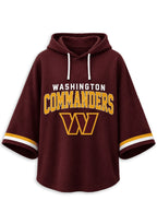 Women’s Washington Commanders 3/4 Dolman Sleeve Hoodie