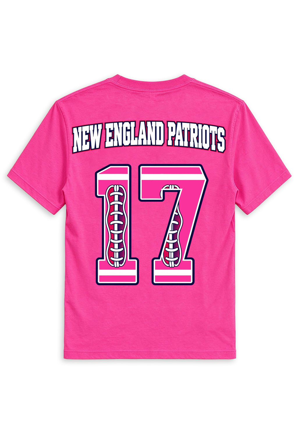 New England Patriots Pink Out Tackle Breast Cancer Awareness V-Neck T-Shirt