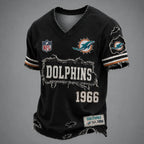 MIA x NFL LUXURY V-Neck T-Shirt 3005 DatND DVT