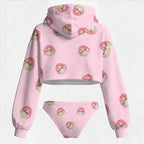 "Demon Slayer" Women's Hooded Thicken Suit Set