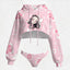 "Demon Slayer" Women's Hooded Thicken Suit Set