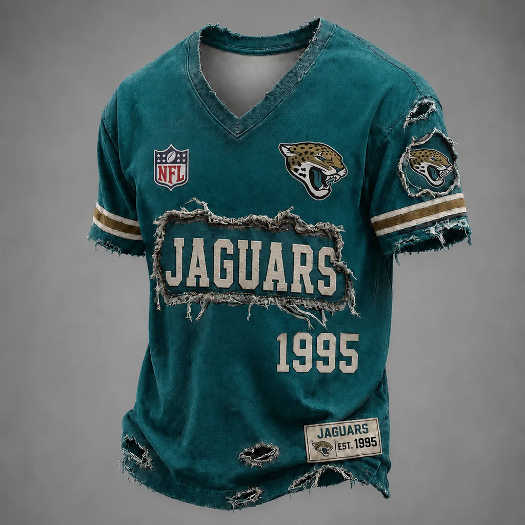 JAC x NFL LUXURY V-Neck T-Shirt 3005 DatND DVT