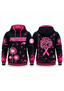 Carolina Panthers Breast Cancer Awareness Dandelion Hoodie