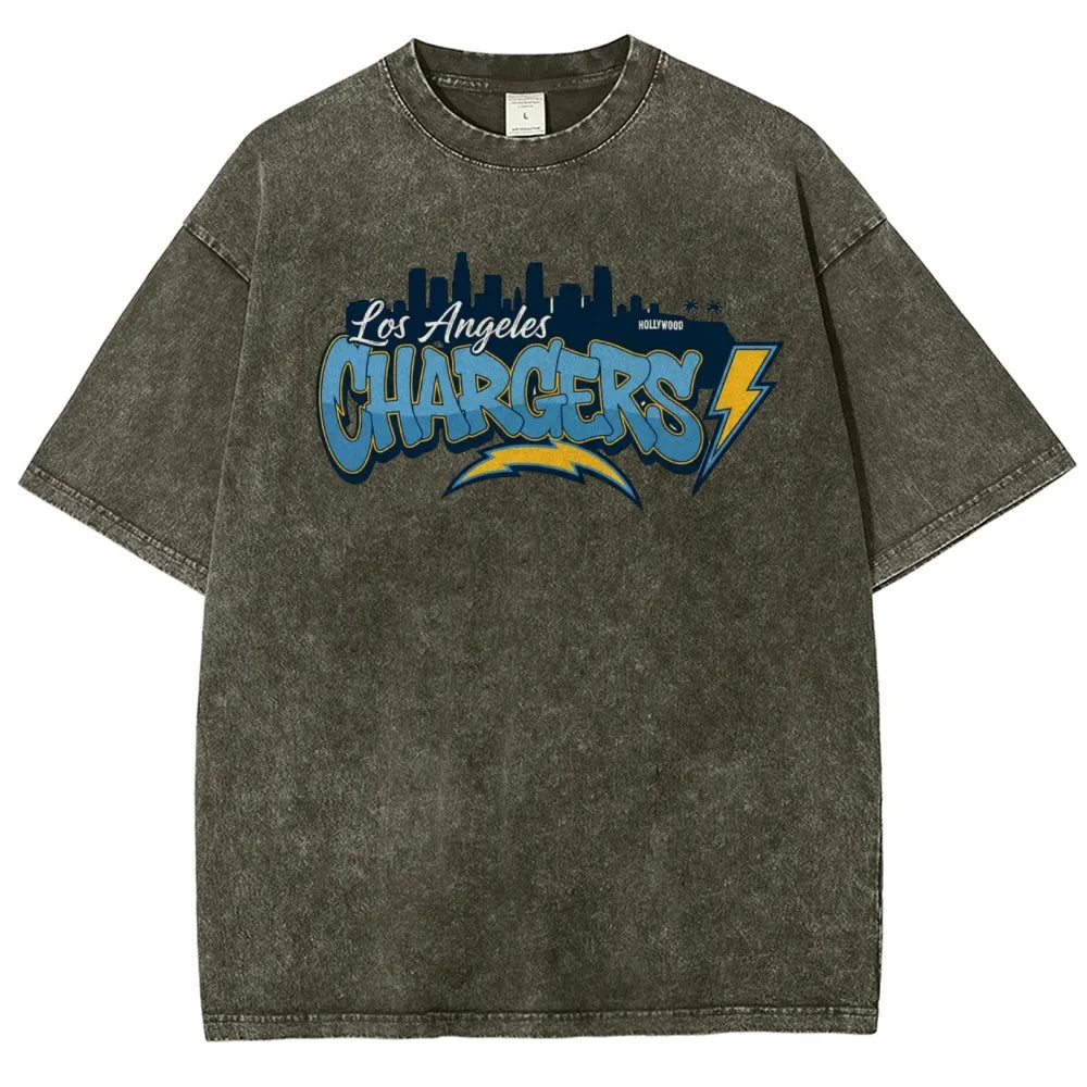 Los Angeles Chargers Unisex Vintage Washed T-shirt