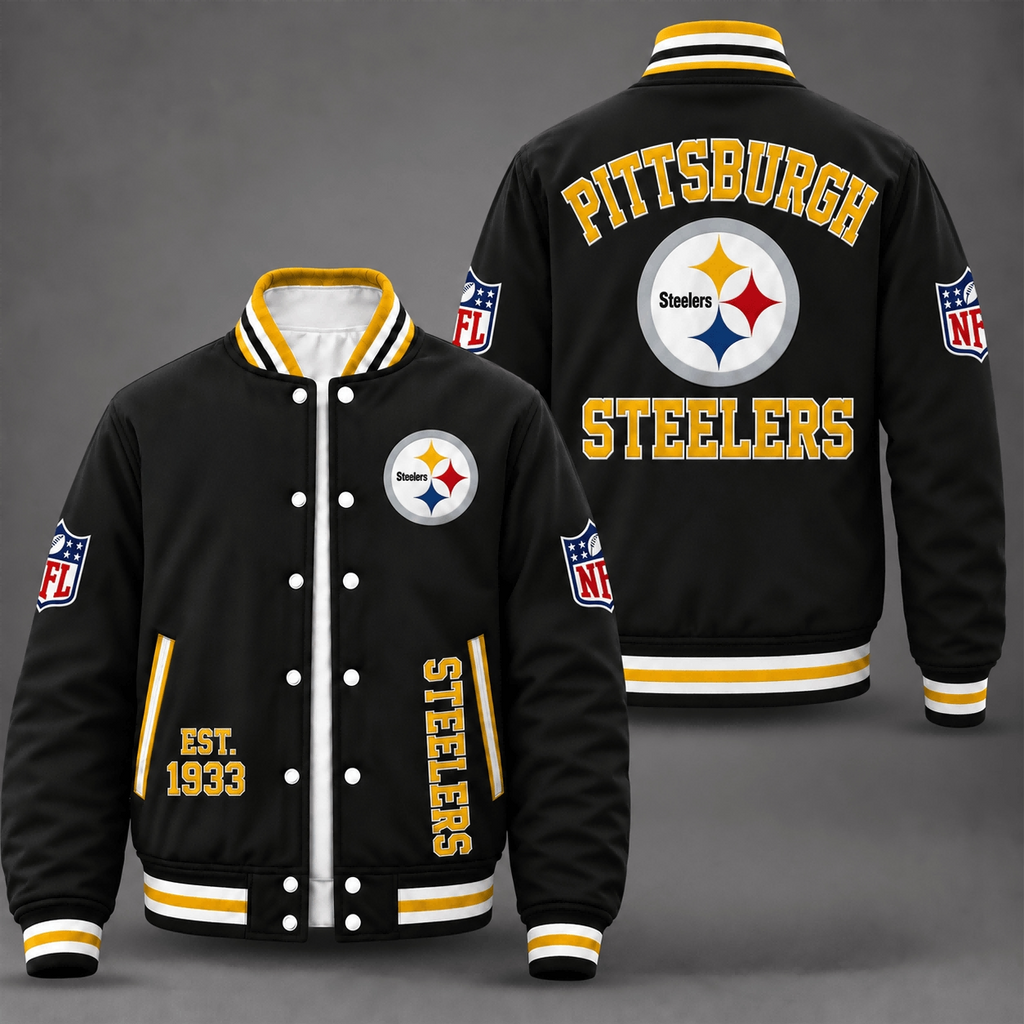 Pittsburgh Steelers EST 1933 Football Team Varsity Jacket