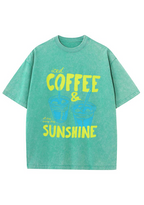 Coffee and Sunshine Washed Tee