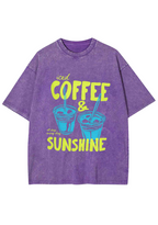 Coffee and Sunshine Washed Tee