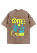 Coffee and Sunshine Washed Tee