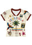 Tropical Venezuela Parrot Stamp Travel Baby Tee