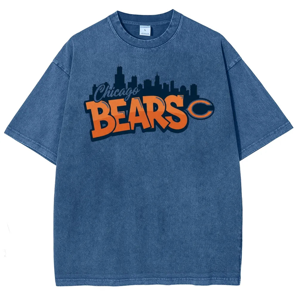 Chicago Bears Unisex Vintage Washed T-shirt