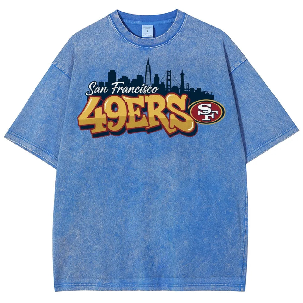 San Francisco 49ers Unisex Vintage Washed T-shirt