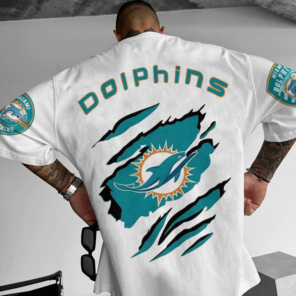 Unisex "Miami Dolphins" Inspired Trendy T-shirt