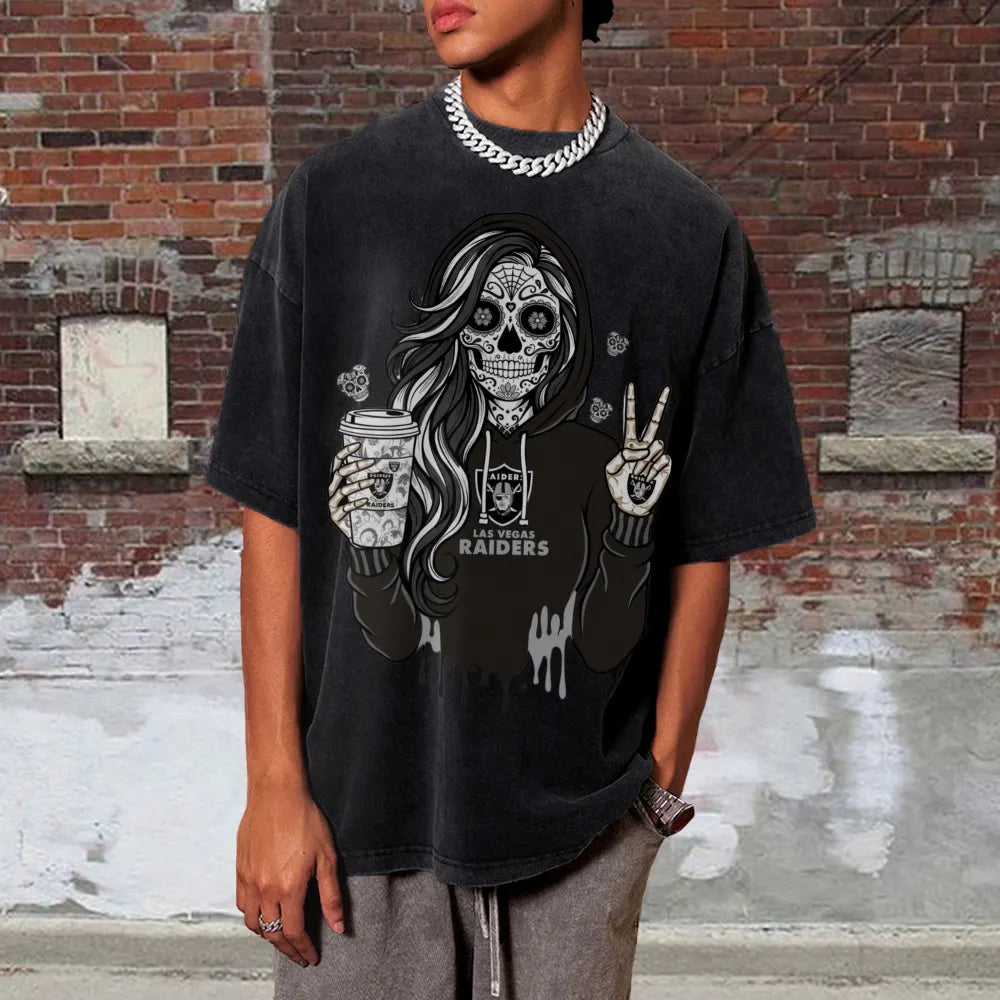 Unisex ¡°Las Vegas Raiders¡± Vintage Washed Tee
