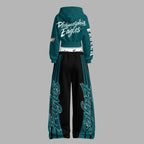 Philadelphia Eagles Zip-up hooded jacket and elastic-waist pants set | NFL